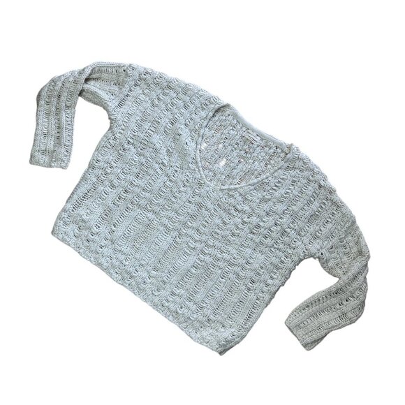 URBAN OUTFITTERS Open Weave V Neck Chunky Sweater Size XS - Picture 1 of 8